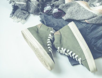 Sneaker mit Keilabsatz