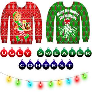 Unschöner Pullover für Weihnachten